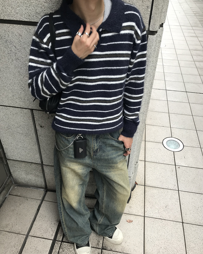 ヴィンテージフェードデニムパンツ HS0430