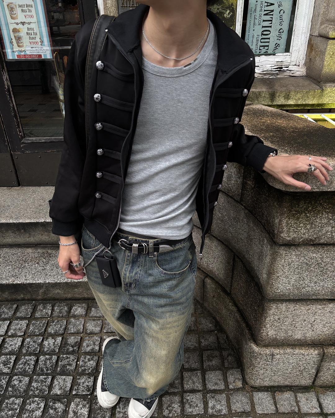 ヴィンテージフェードデニムパンツ HS0430