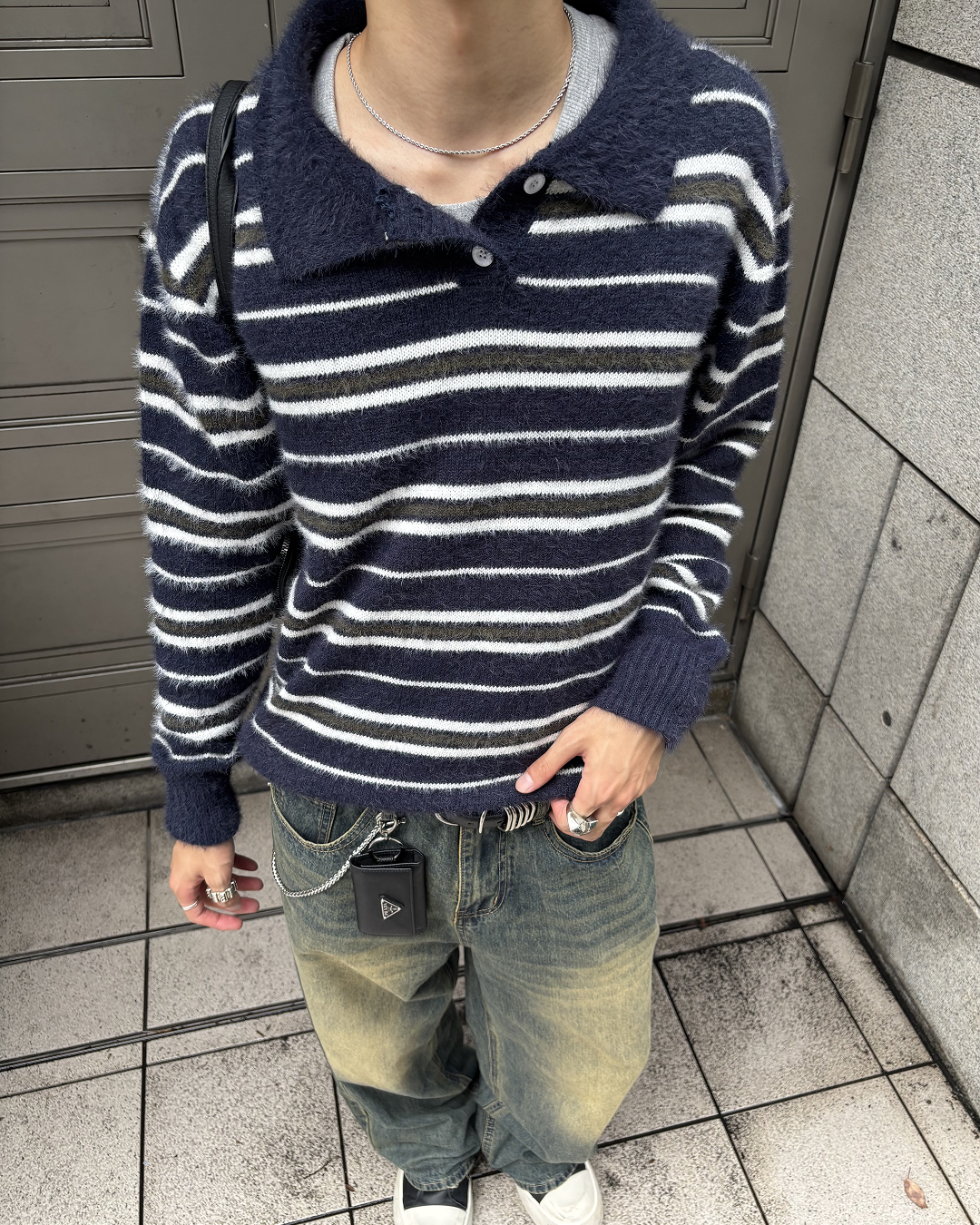 ヴィンテージフェードデニムパンツ HS0430