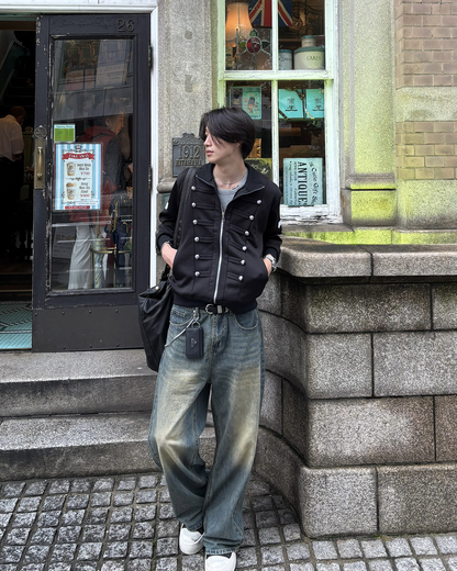 ヴィンテージフェードデニムパンツ HS0430