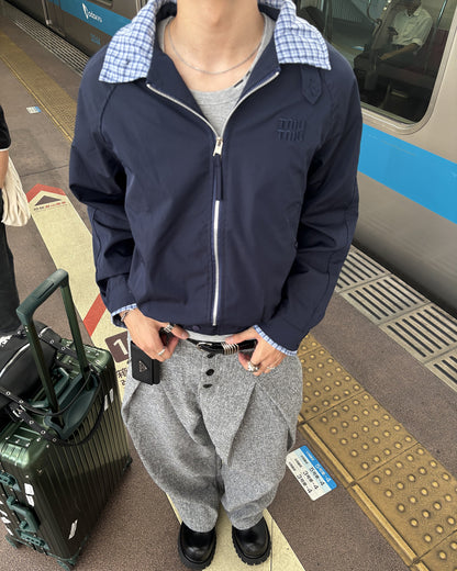 2タックツイードワイドパンツ HS0444