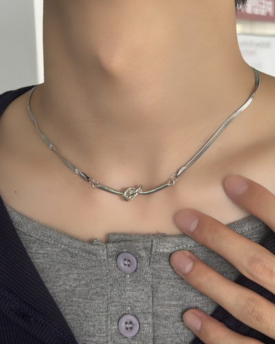 ノットデザインチェーンネックレス HS0449