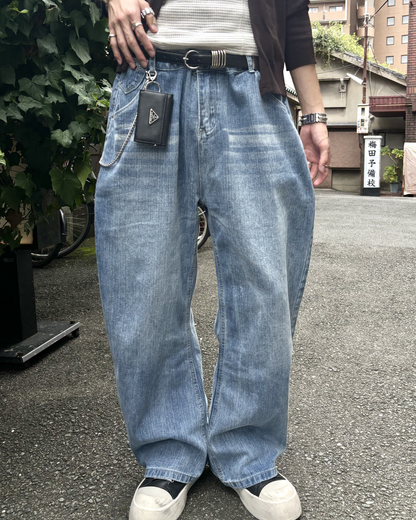 ヴィンテージルーズ刺繍パンツ HS0422