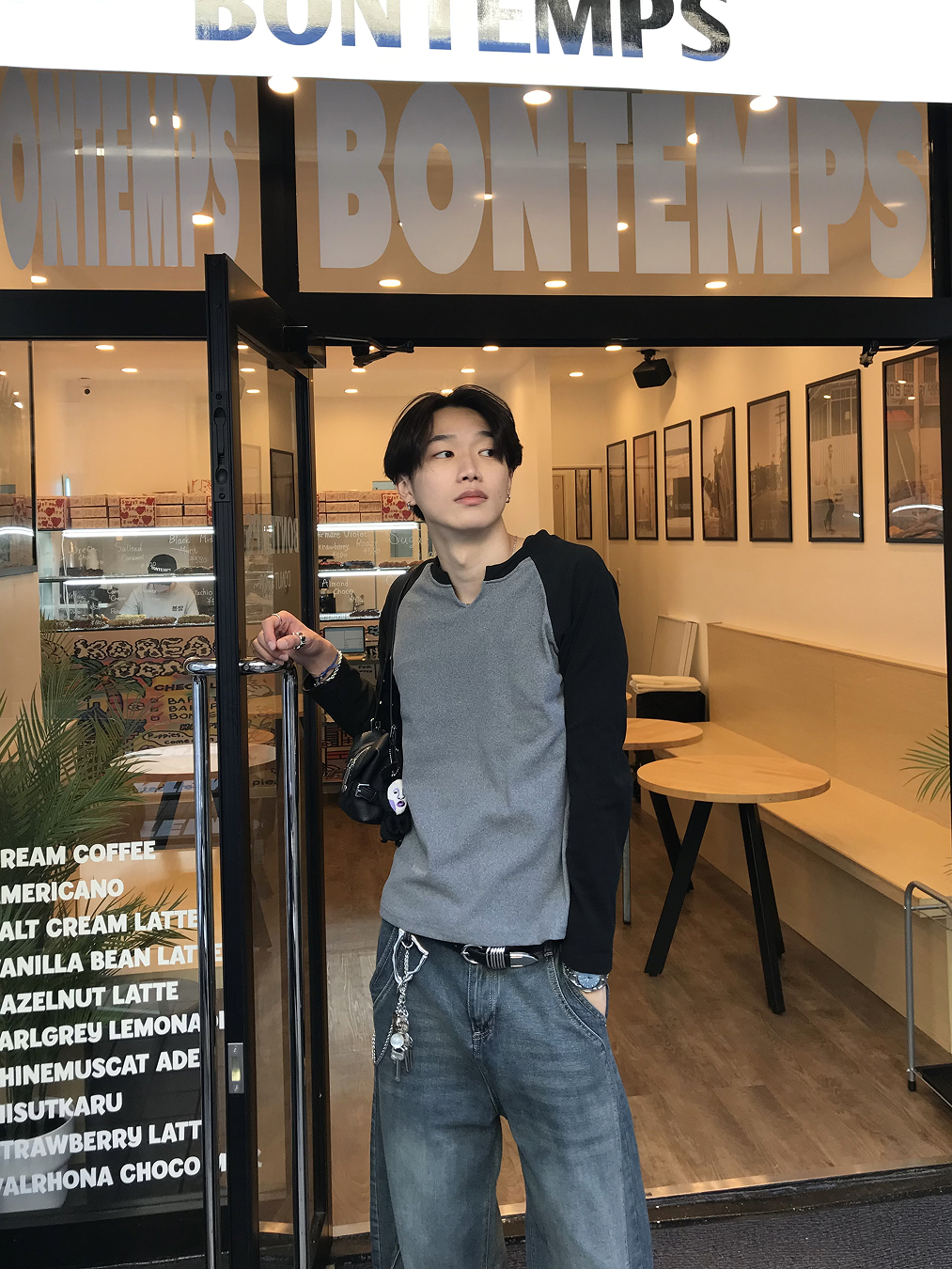 Vネックラグランロングスリーブ HS0545