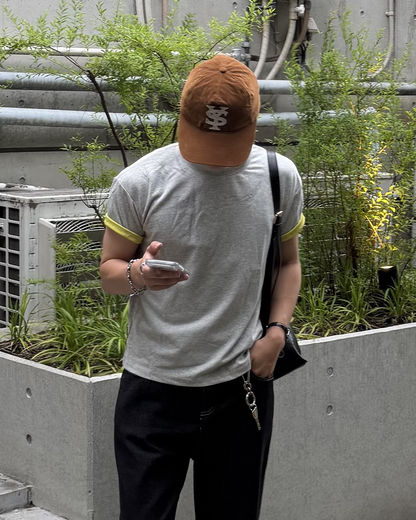 ネオンリブオーバーサイズTシャツ HT0038