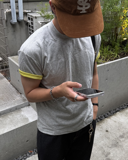 ネオンリブオーバーサイズTシャツ HT0038
