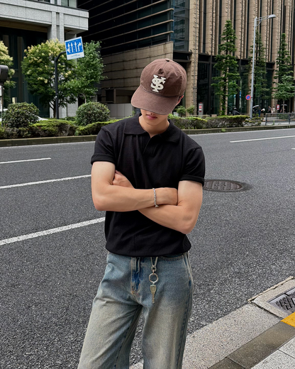 アイスシルクVネックニットT HT0075