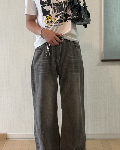 グラフィックプリントTシャツ HT0087