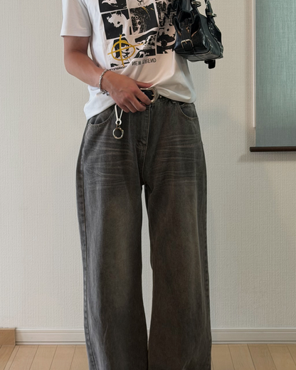 グラフィックプリントTシャツ HT0087