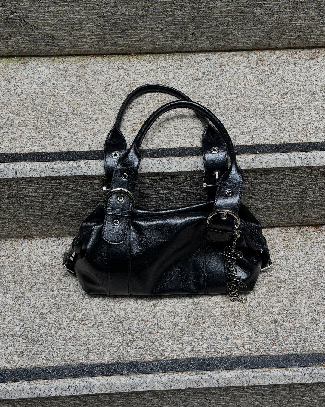 ラインスタッズリングバッグ HT0091