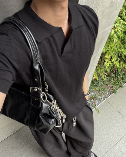 ラインスタッズリングバッグ HT0091