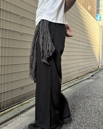 ワイドタックススラックスパンツ HW0085