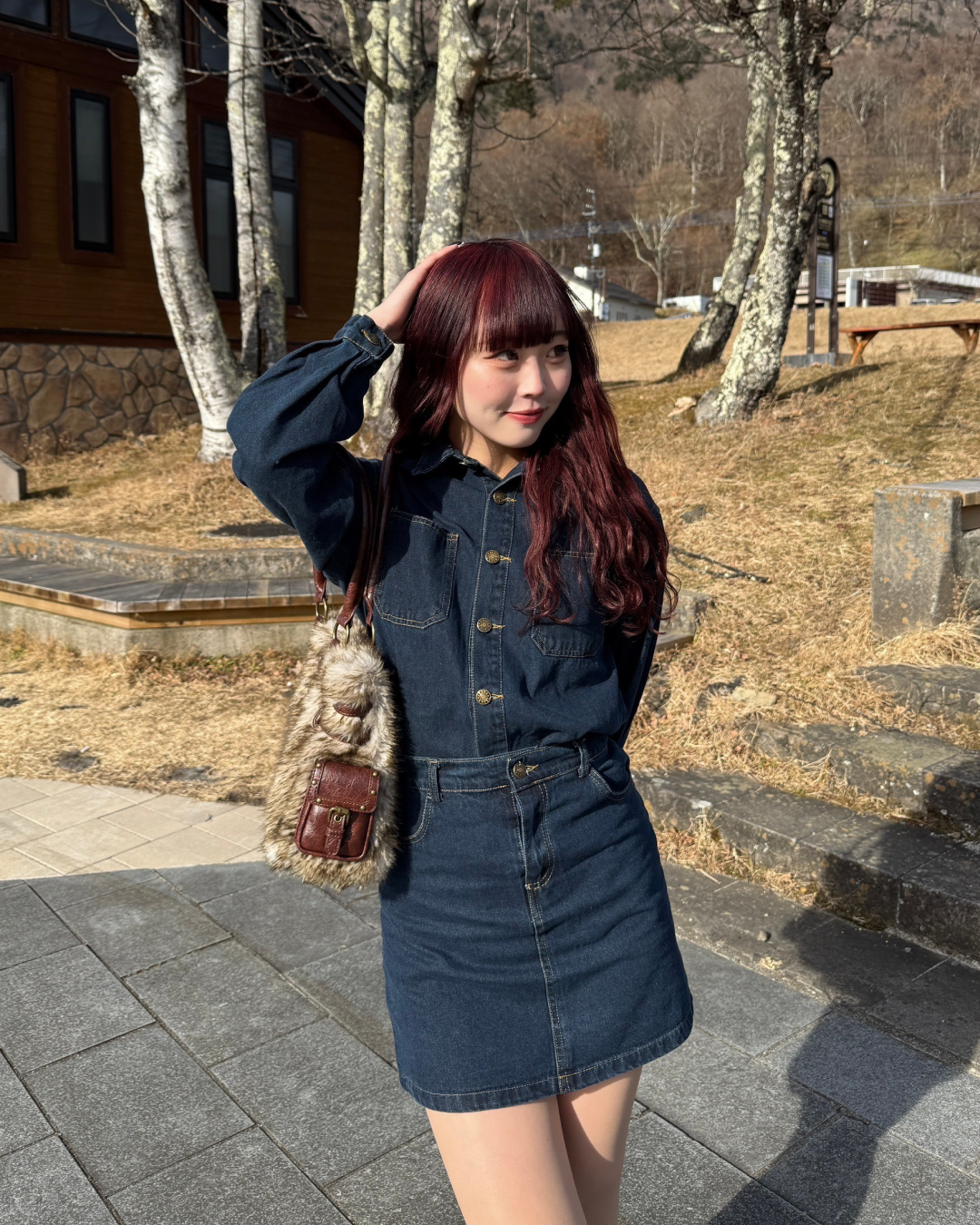 andmary miffy boa jacket&skirt セットアップ andmary miffy boa jacket&skirt セットアップ
