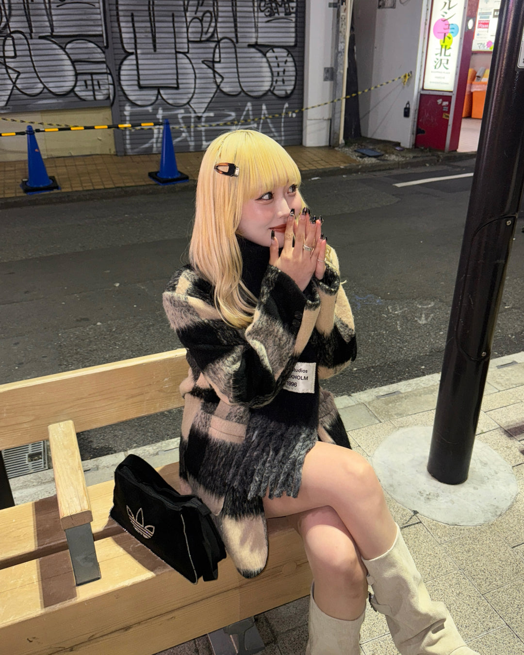 オーバーサイズレトロチェックジャケット HZ0033 – YOLO（ヨロ