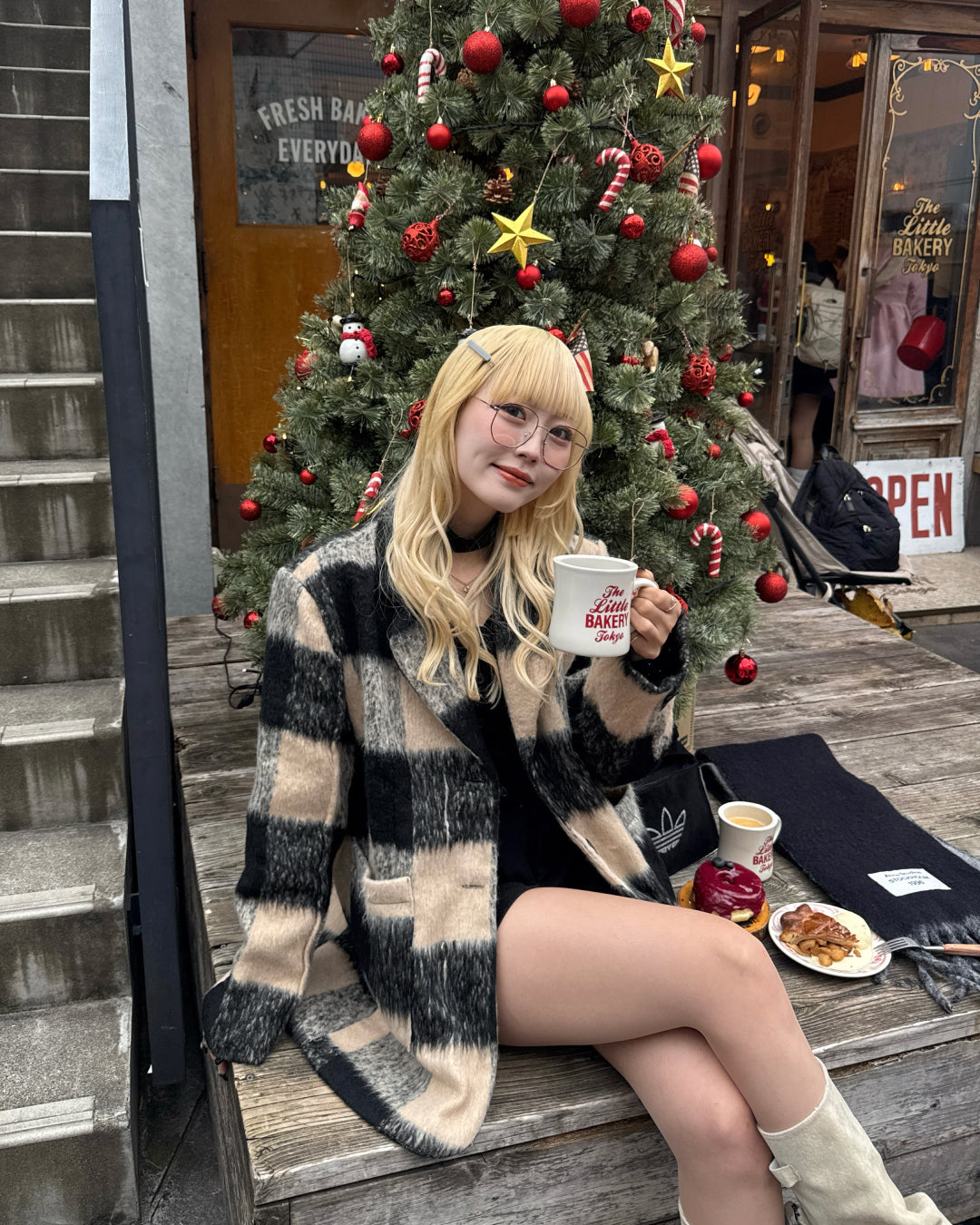 オーバーサイズレトロチェックジャケット HZ0033 – YOLO（ヨロ