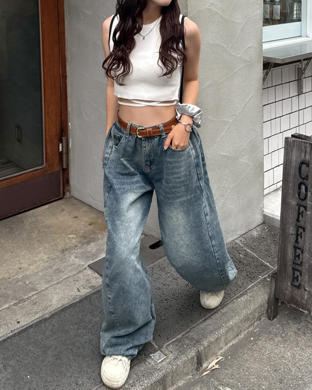 ハイウェストワイドレッグジーンズ HZ0035 – YOLO(ヨロ ハイウェストワイドレッグジーンズ HZ0035 – YOLO(ヨロ