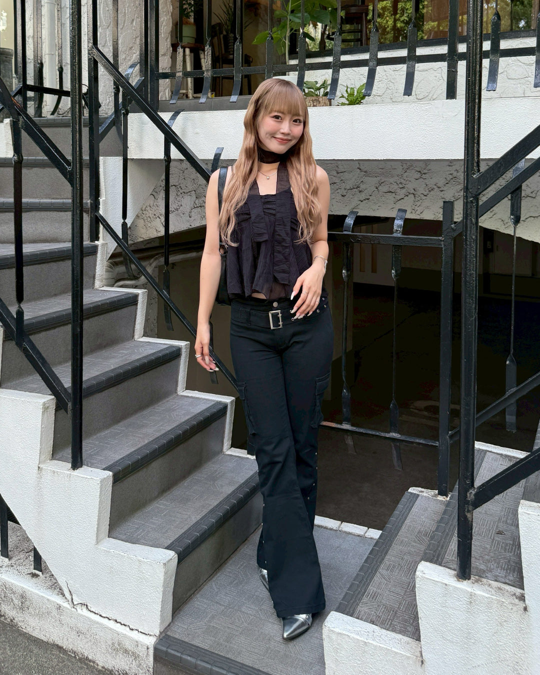 スタッズフレアローウエストパンツ HZ2066 – YOLO（ヨロ