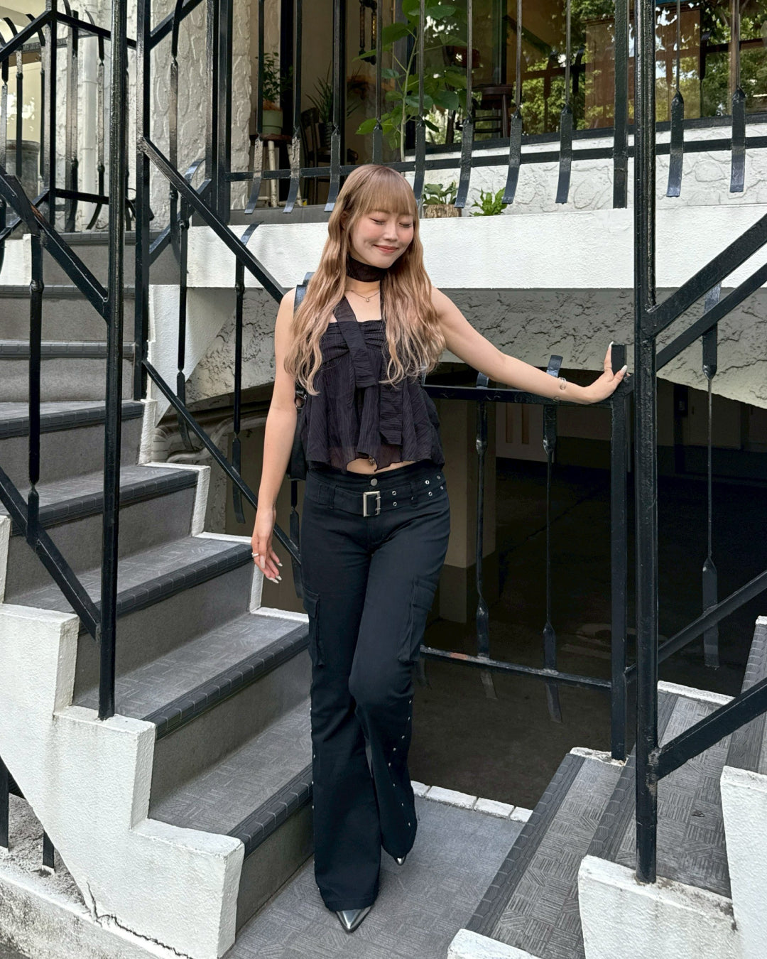 スタッズフレアローウエストパンツ HZ2066 – YOLO（ヨロ