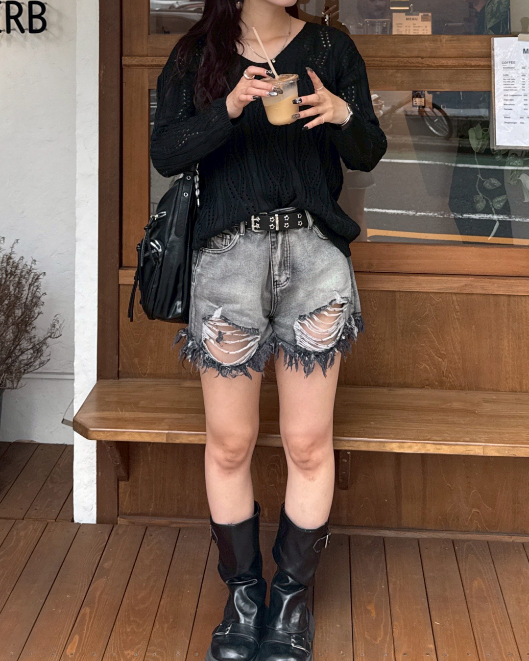 も*ゆ様 HYKE☆ハイク☆シアースリーブニット☆1 ☆ブラック☆ も*ゆ様 HYKE☆ハイク☆シアースリーブニット☆1 ☆ブラック☆