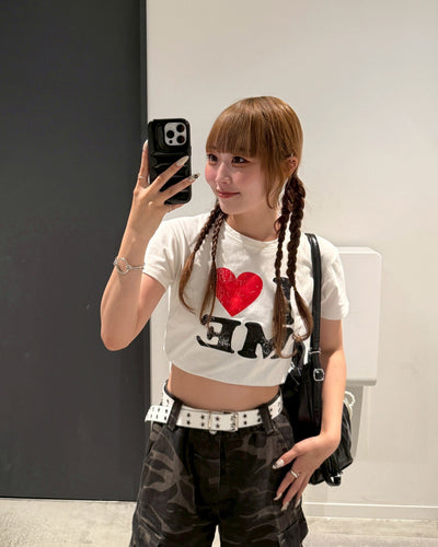 【即納】I♡ME Tシャツ HZ0144