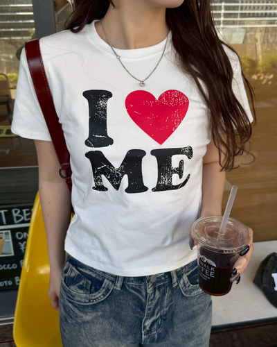 【即納】I♡ME Tシャツ HZ0144
