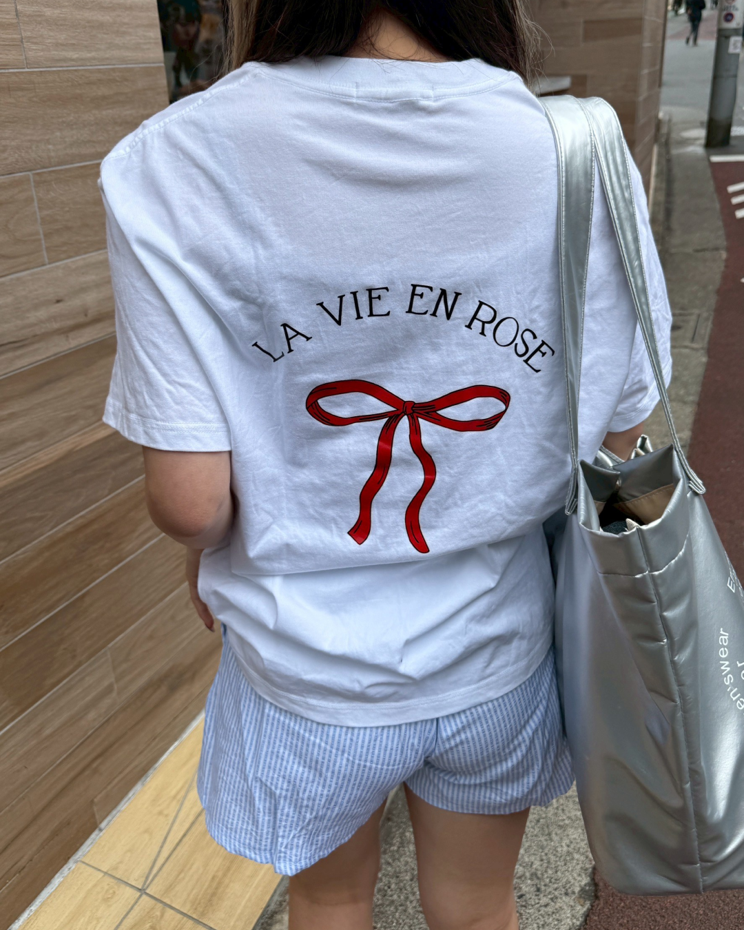 バックリボンTシャツ HZ1040