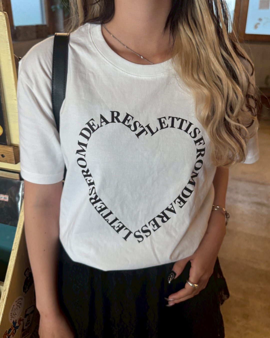 レタリングハートTシャツ HZ1034