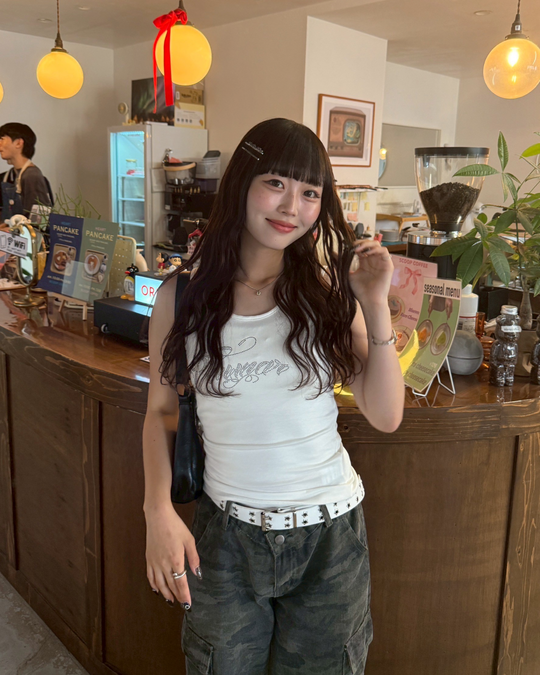 Von Dutch ヴォンダッチ ラインストーン ロゴ タンクトップ Y2K