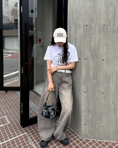テキストリボンTシャツ HZ2039