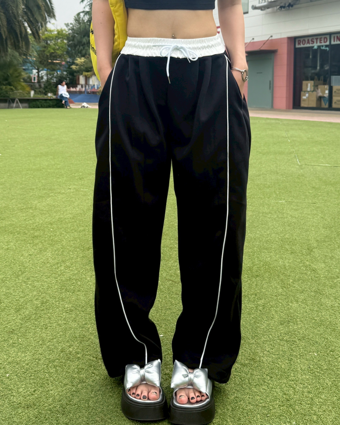 ダブルウエストスウェットパンツ HZ1074
