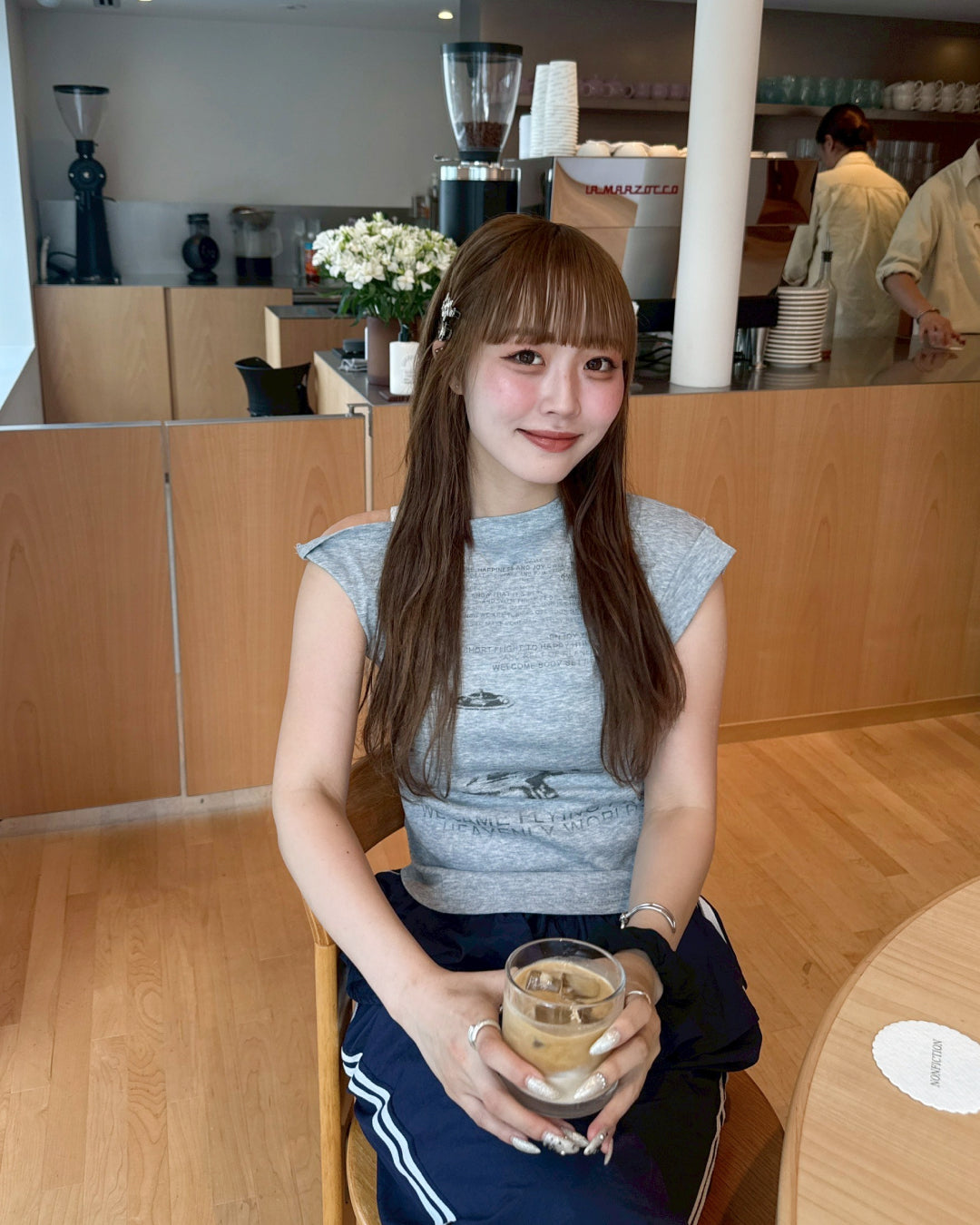 ワンショルダーリラックスTシャツ HZ2020