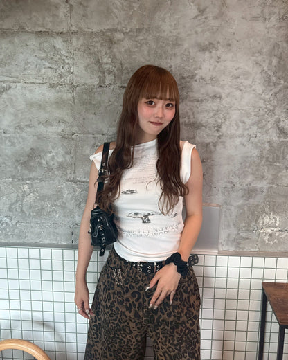ワンショルダーリラックスTシャツ HZ2020