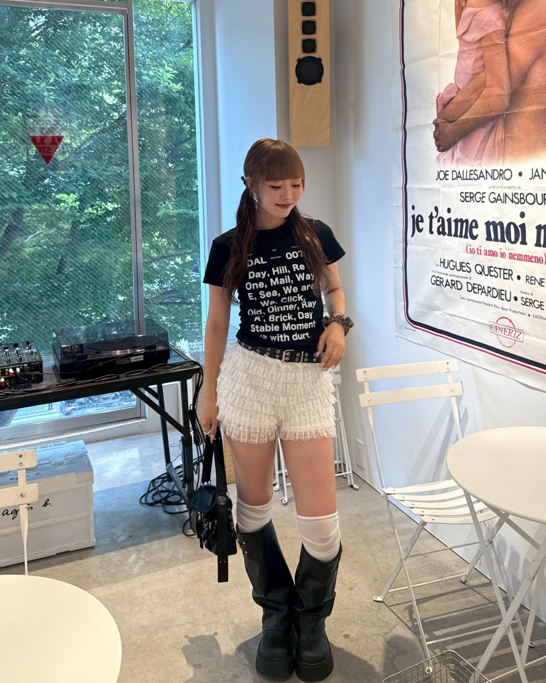 レタリングミニTシャツ HZ2021