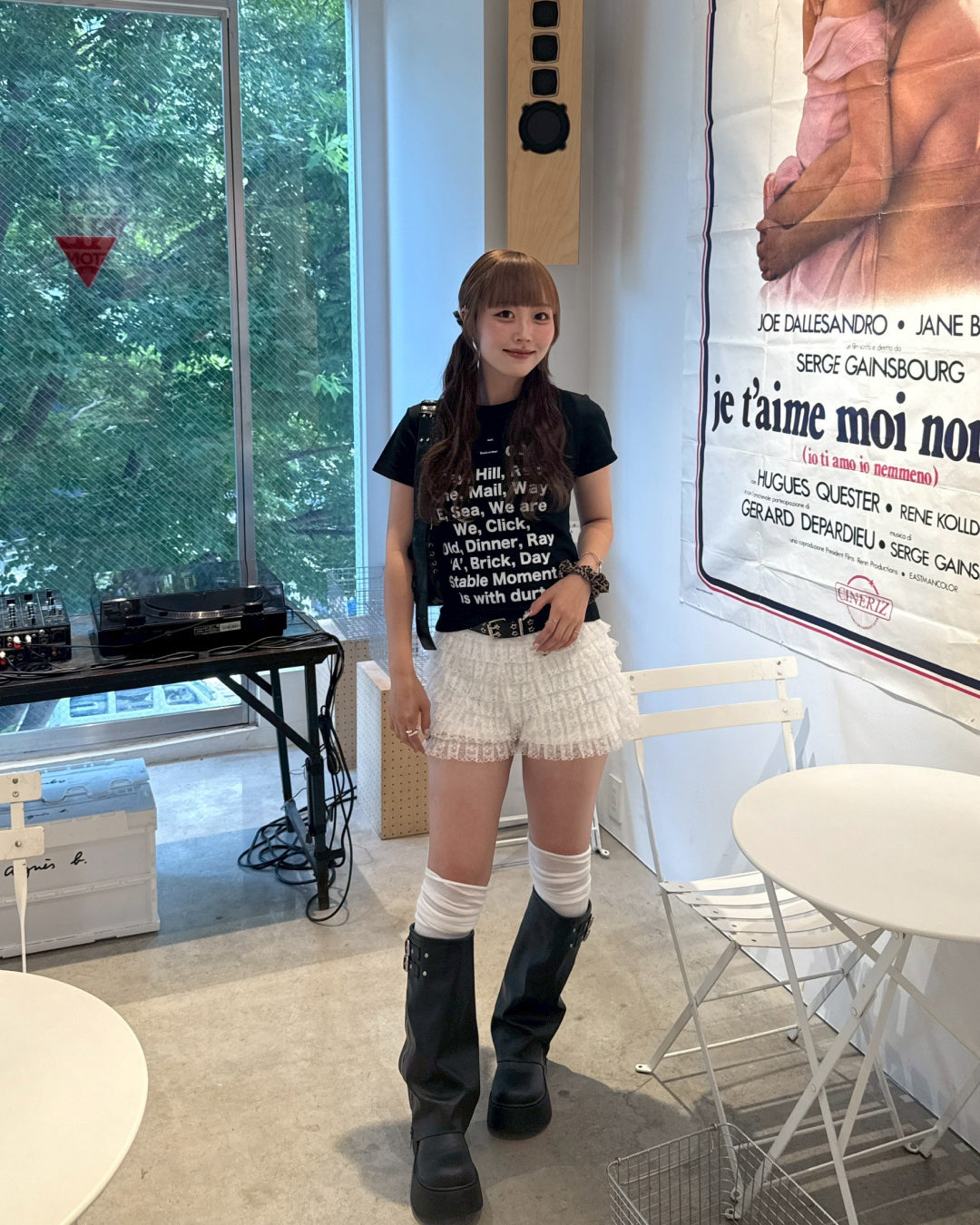 レタリングミニTシャツ HZ2021