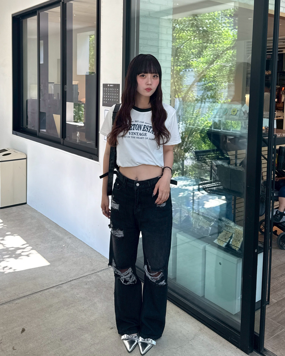 ハイダメージデニムパンツ HZ2053