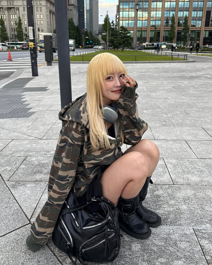 迷彩デザインパーカー HZ2142