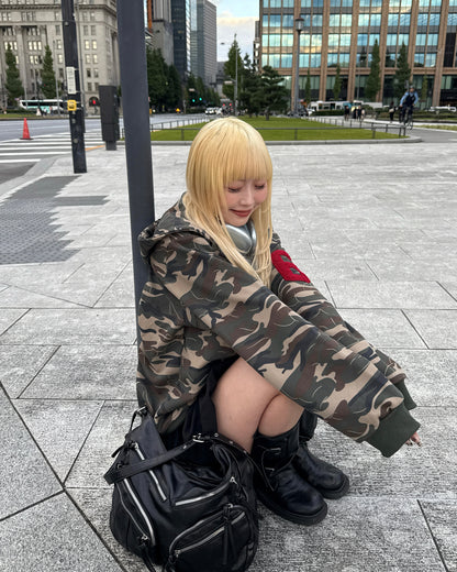 迷彩デザインパーカー HZ2142