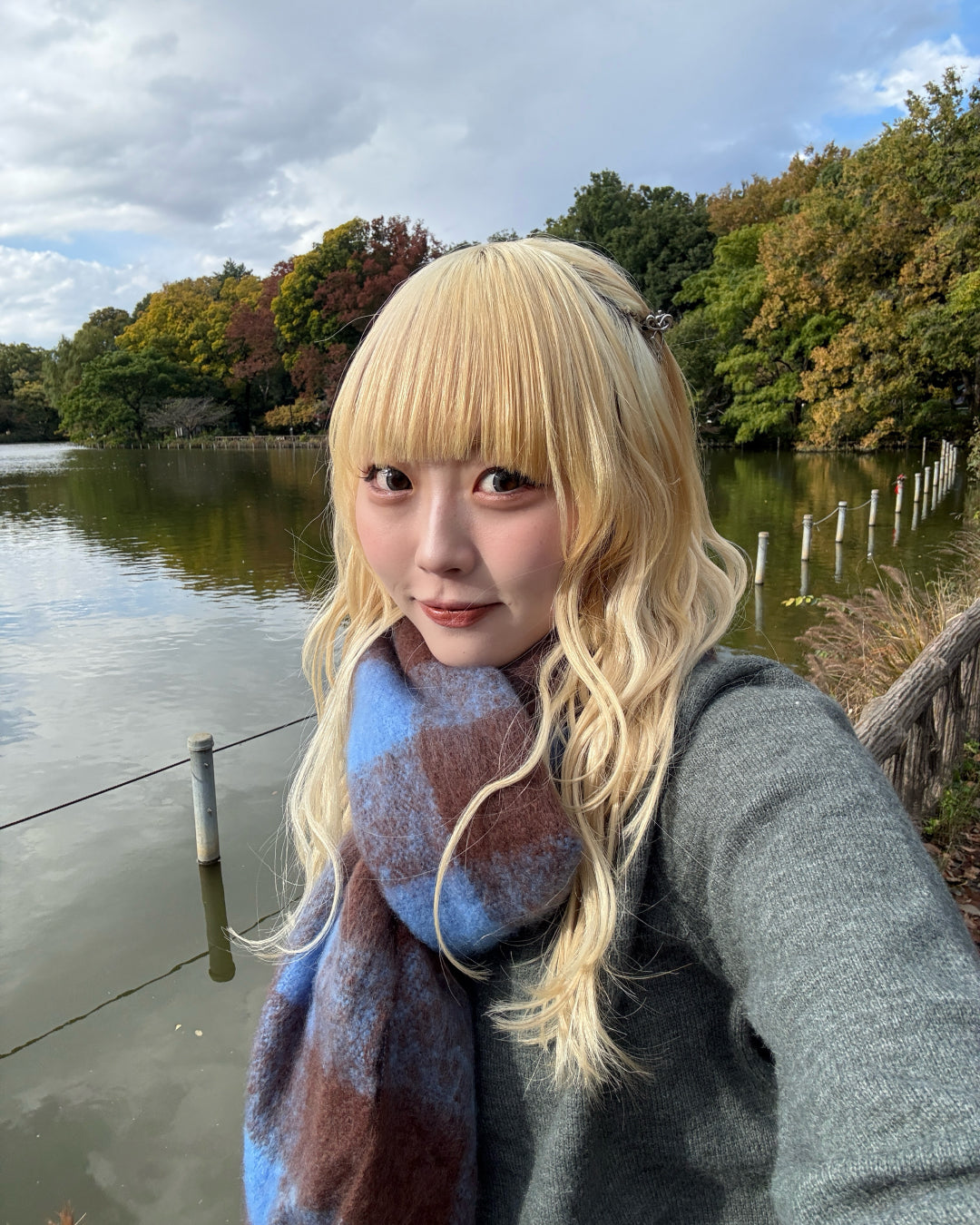 バイカラーマフラー HZ2161