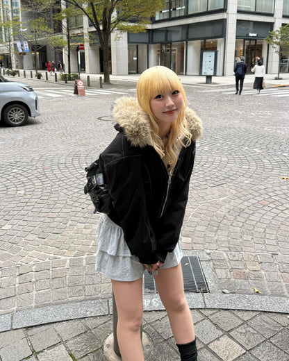 スウェットティアードミニスカート HZ2166