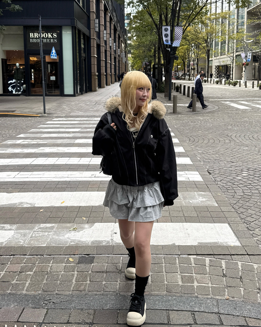 スウェットティアードミニスカート HZ2166