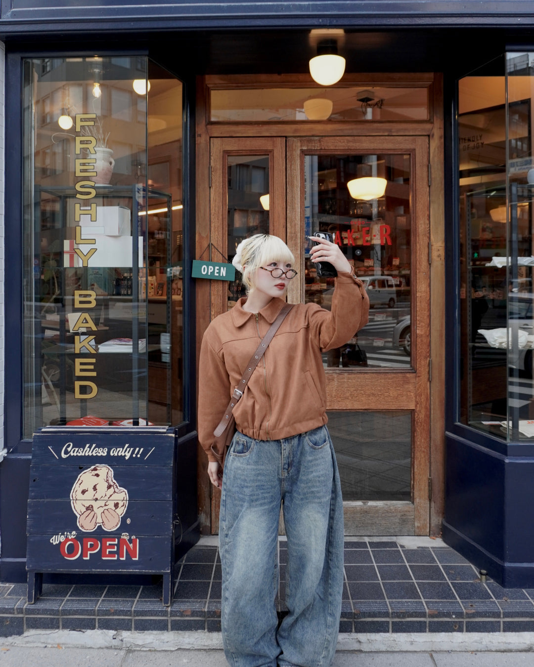 フェイクスウェードジャケット HZ3012