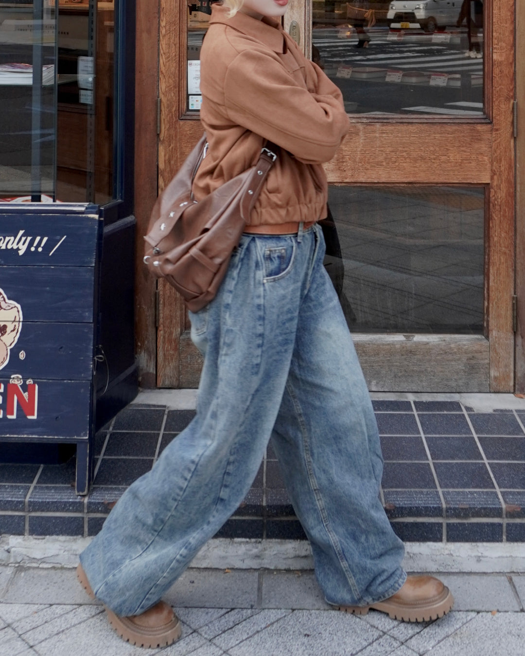 フェイクスウェードジャケット HZ3012