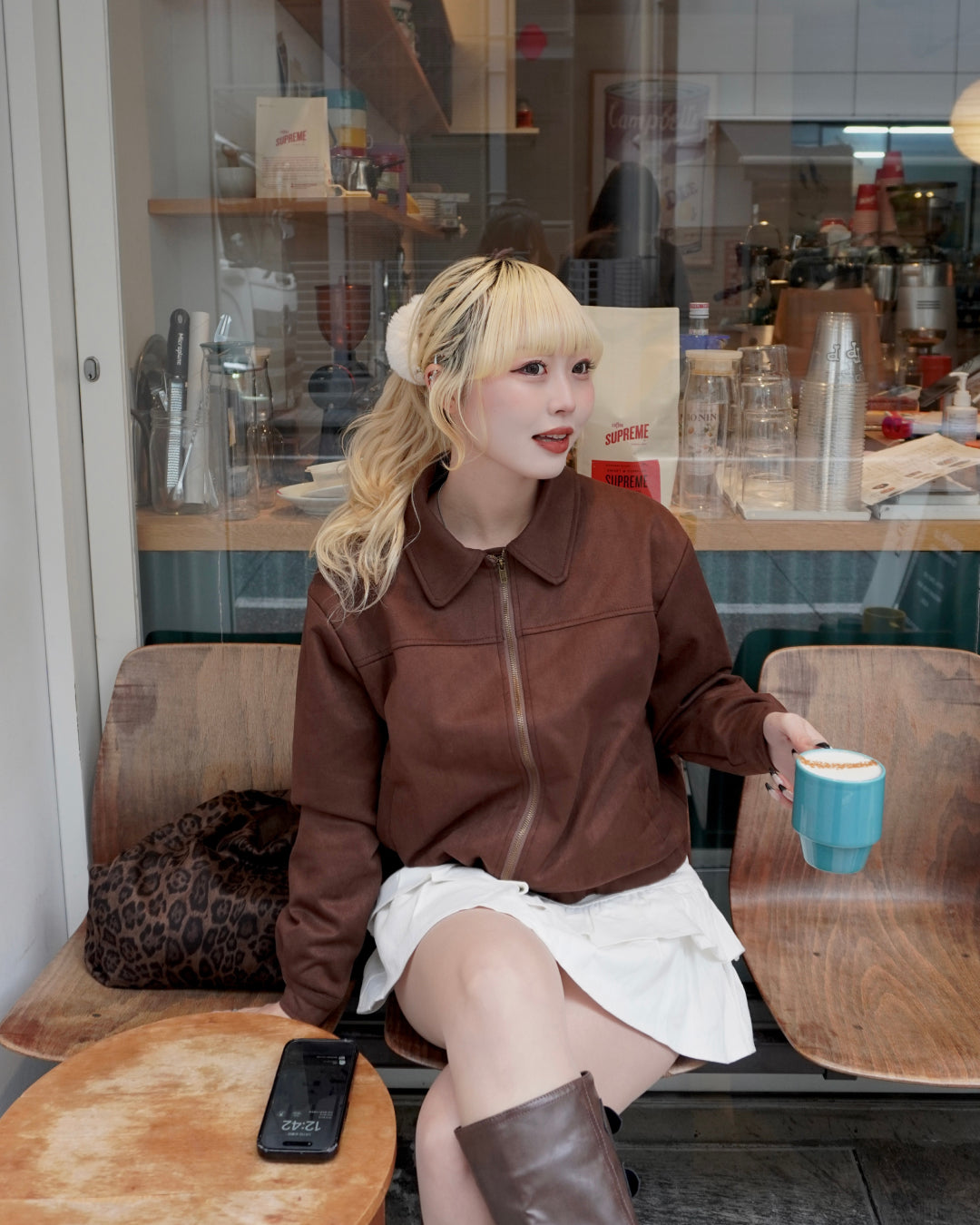 フェイクスウェードジャケット HZ3012