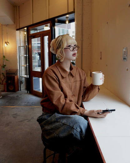 フェイクスウェードジャケット HZ3012