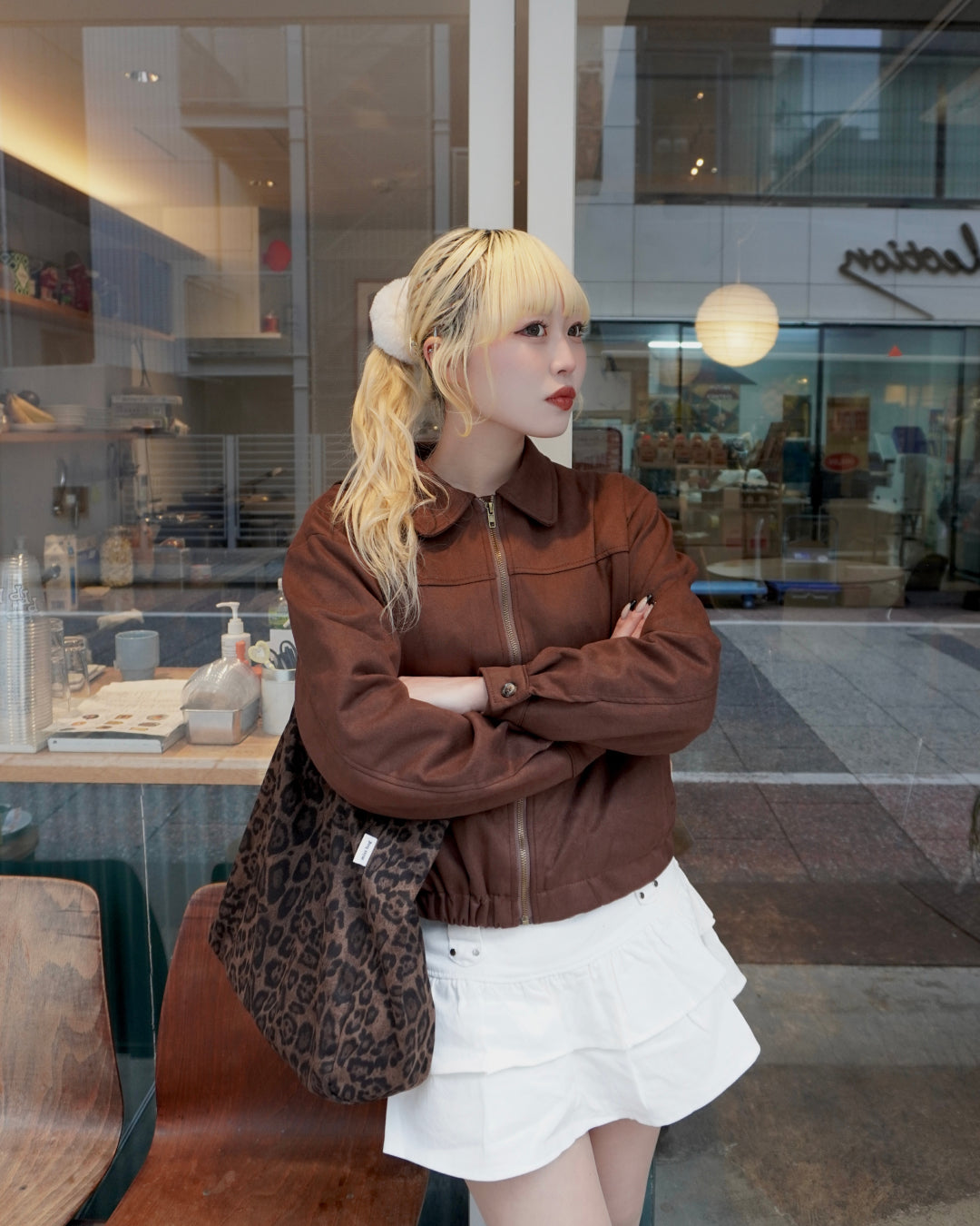 フェイクスウェードジャケット HZ3012