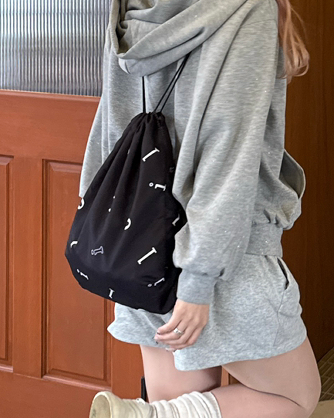 レタープリントナップサック HZ3048