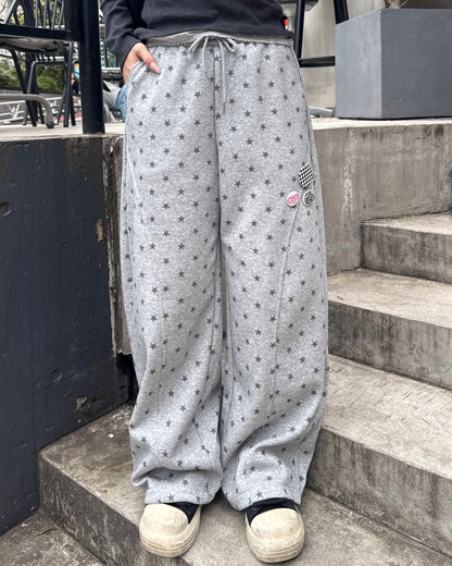 ドット柄スウェットパンツ HZ3080