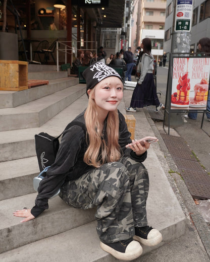 カーブシルエット迷彩パンツ HZ3081