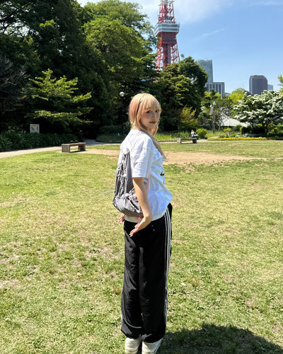 ハイストリートオーバーレタープリントTシャツ HZ3106