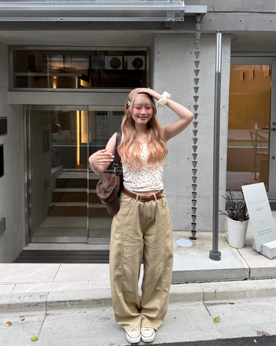 ワイドストレートパンツ HS3199